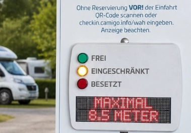 Camp Control als schrankenlose Zugangs- und Bezahllösung am Stellplatz